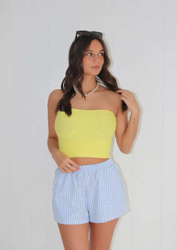 Stella Rin Knit Bandeau Top