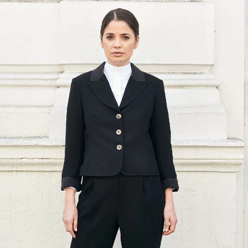 Jennifer Tailored Wool Crepe Jacket