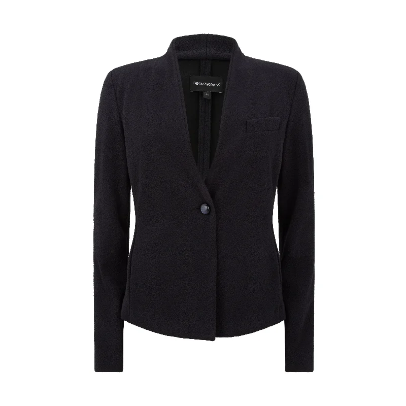 Tailored Jacquard Jersey Jacket