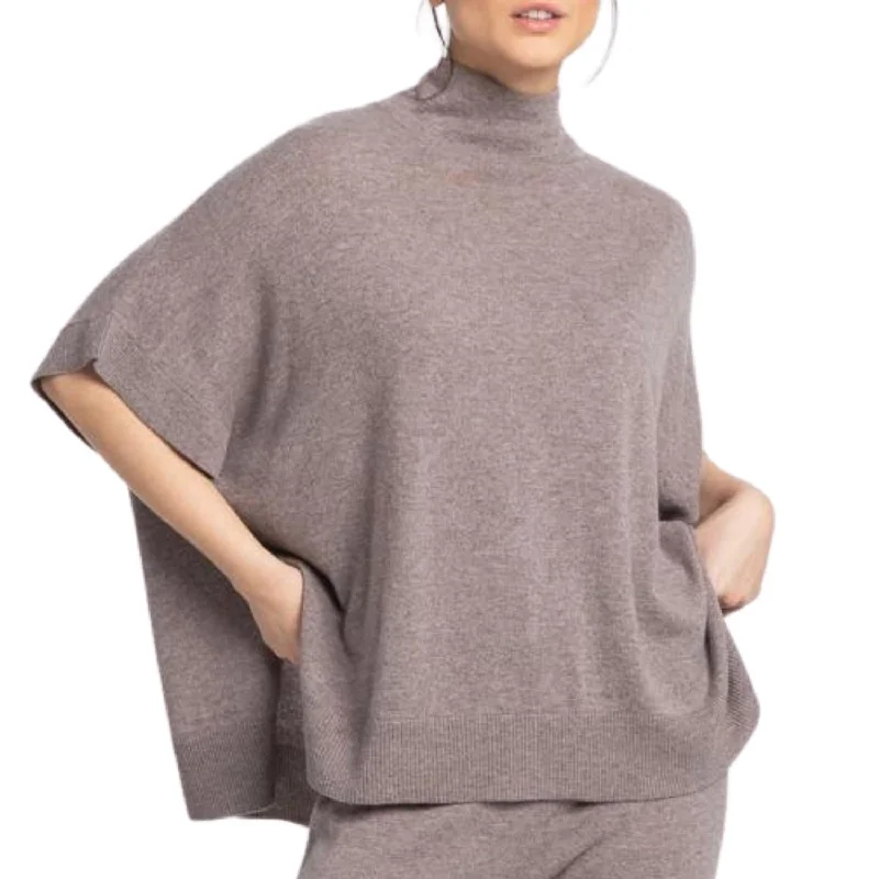 Easy Popover Sweater In Seal