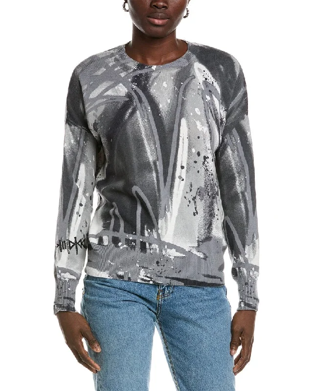 WISPR Urban Graffiti Silk-Blend Sweater