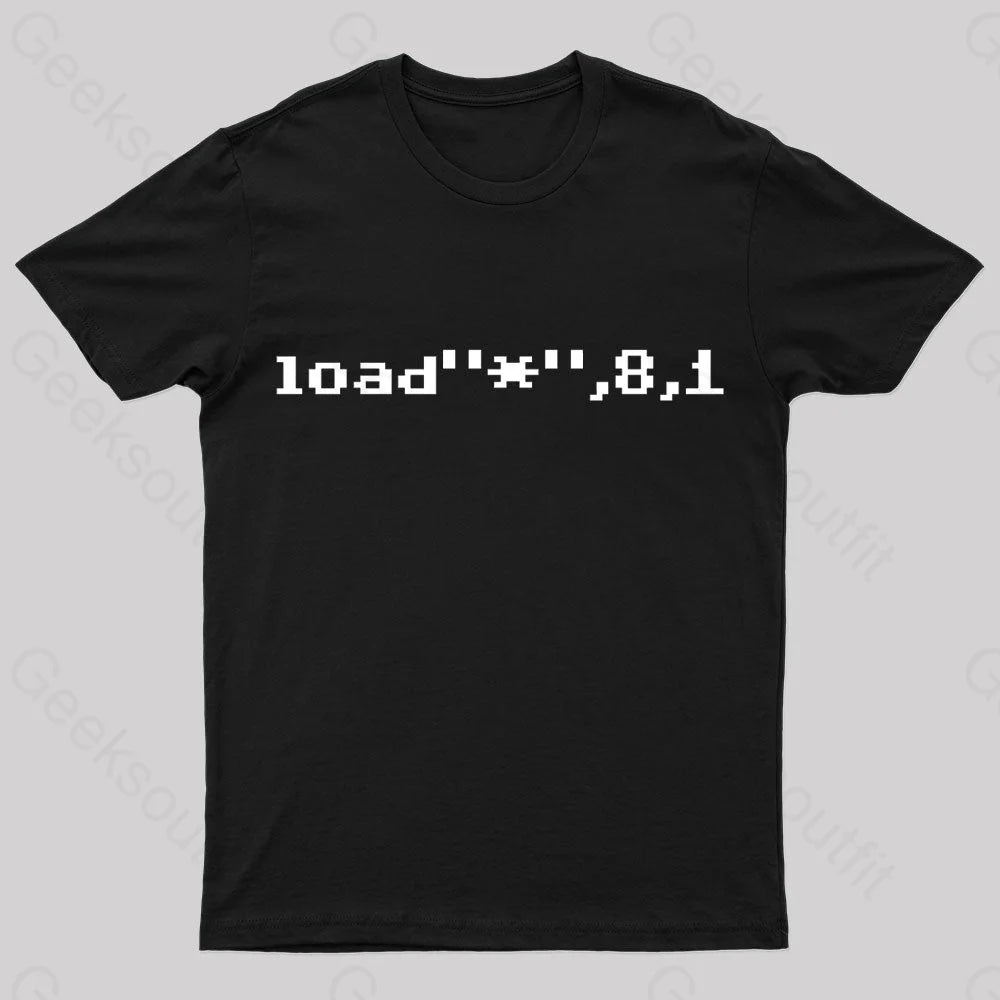 C64 Load Command Nerd T-Shirt