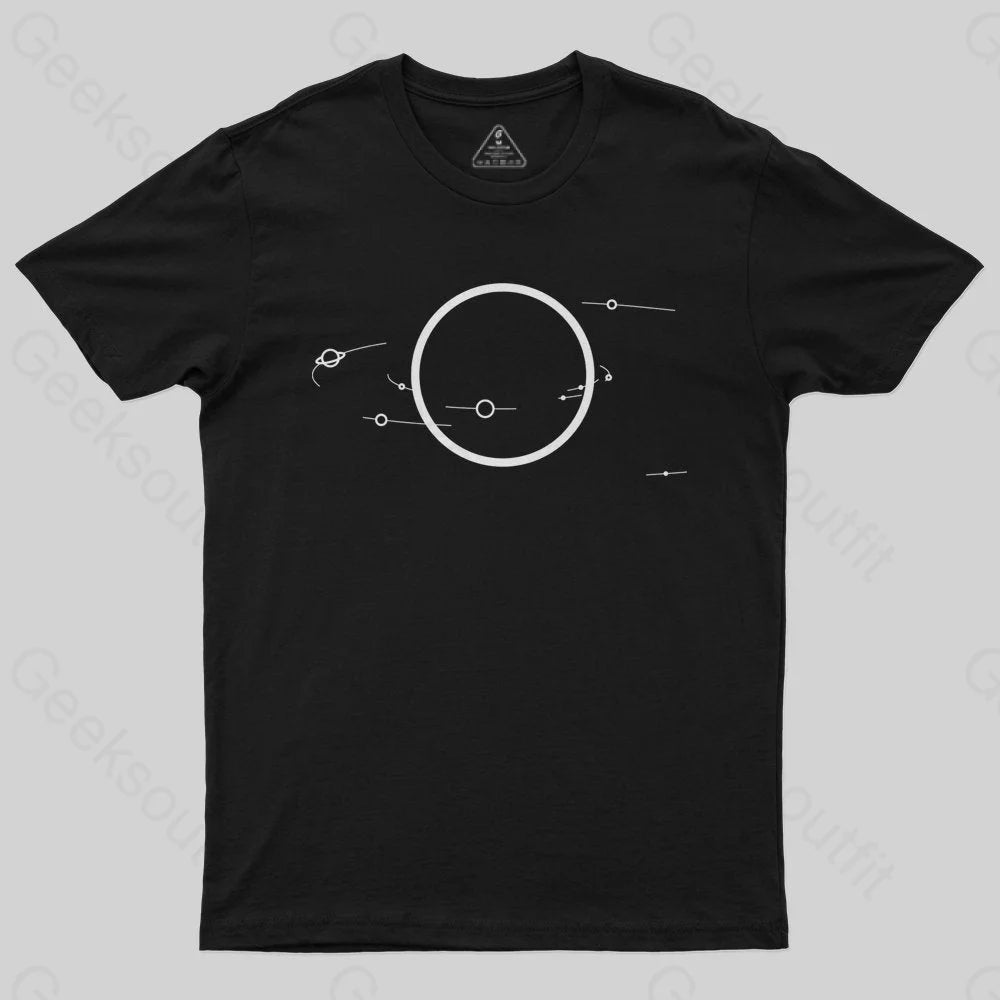 Minimal Solar System 2  T-Shirt