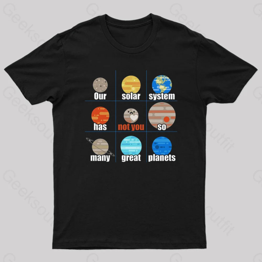 Not You, Pluto Nerd T-Shirt