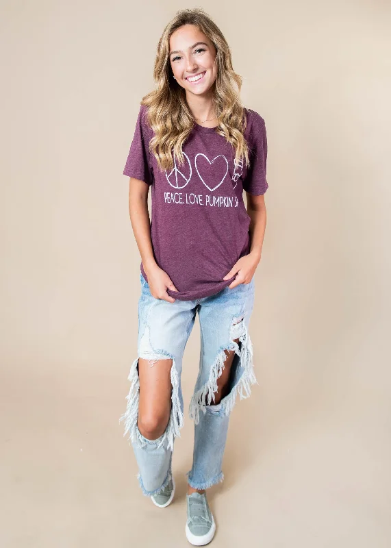 Peace, Love, Pumpkin Spice T-shirt*** - Final Sale