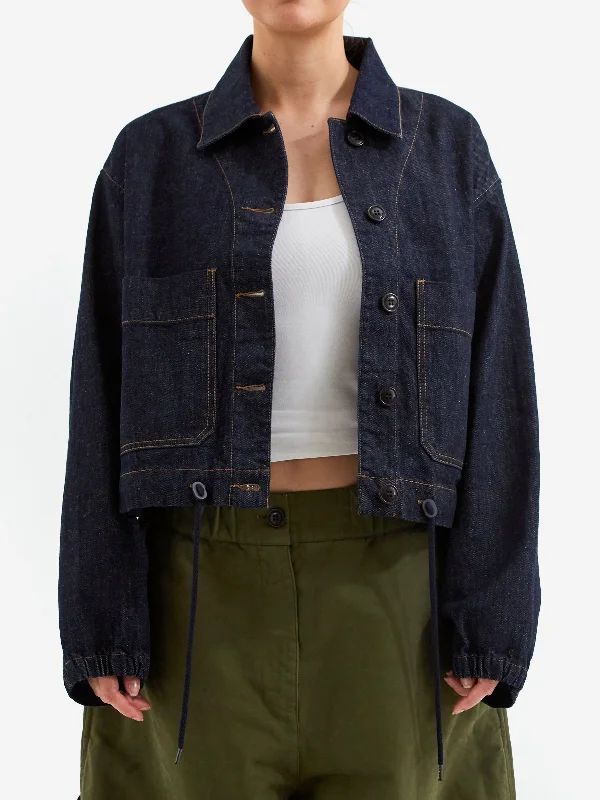 Girls Of Dust Woopsie Denim Jacket - Indigo