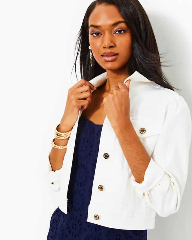 Seaspray Denim Jacket (Resort White)