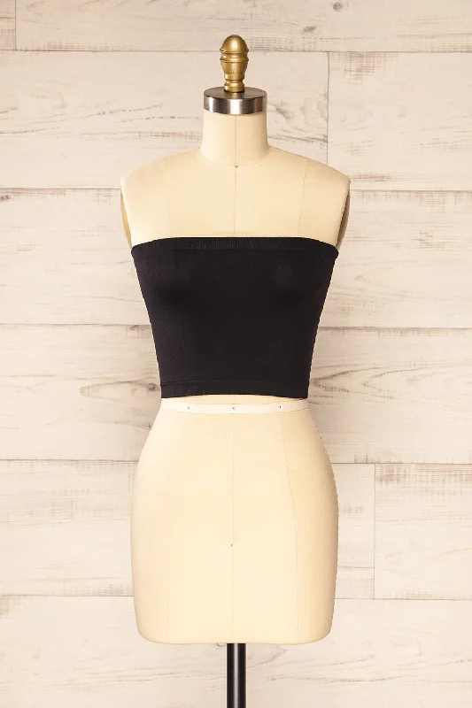 Dolna Black | Bandeau Top