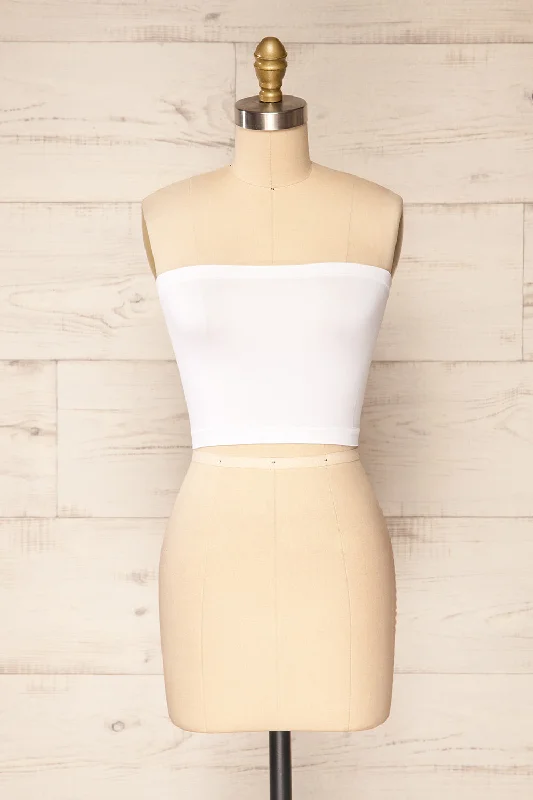 Dolna White | Bandeau Top