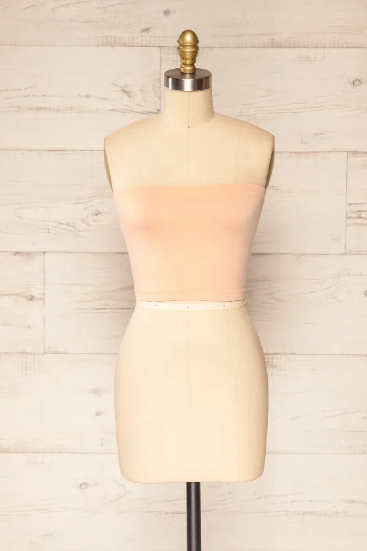 Dolna Peach | Bandeau Top