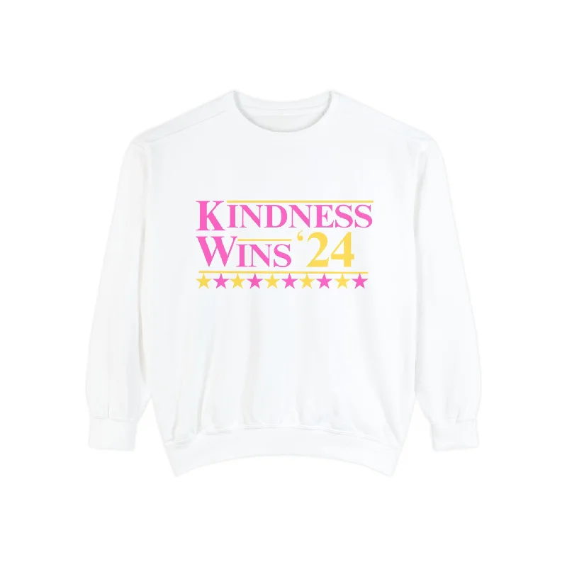 Kindness Wins '24 Sweatshirt (Comfort Colors) (S-3XL)