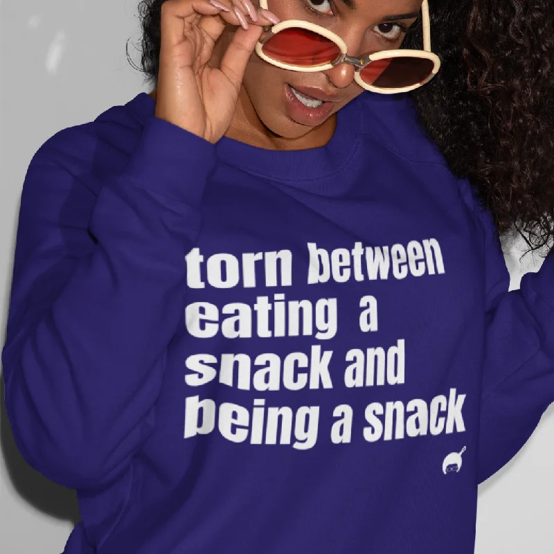 Eating A Snack Unisex Crewneck Sweatshirt