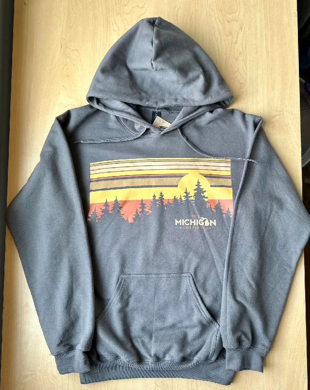 MO131 Michigan Tree Line Hoodie