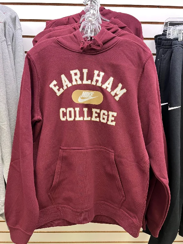 Nike Club Fleece Hoodie, Earlham College