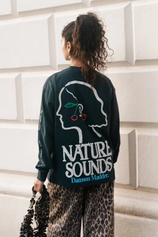 nature sounds long sleeve tee