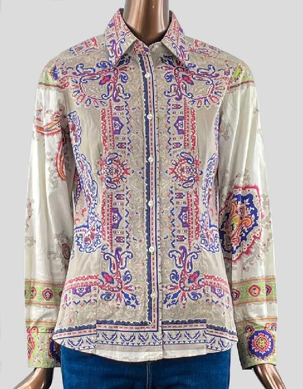 ETRO Long Sleeve Blouse - 6 US | 42 IT