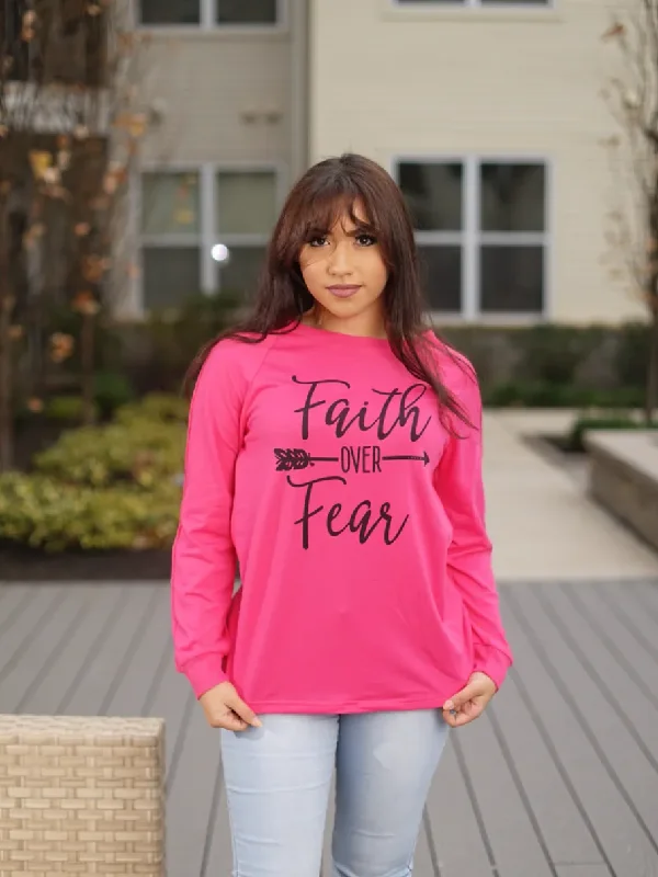 Faith Over Fear Long Sleeve Tee