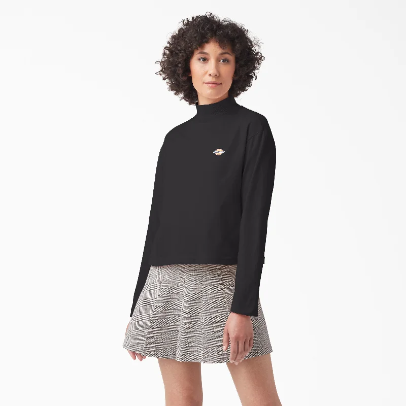 Women's Marysville Long Sleeve Tee FLR23 - Knit Black