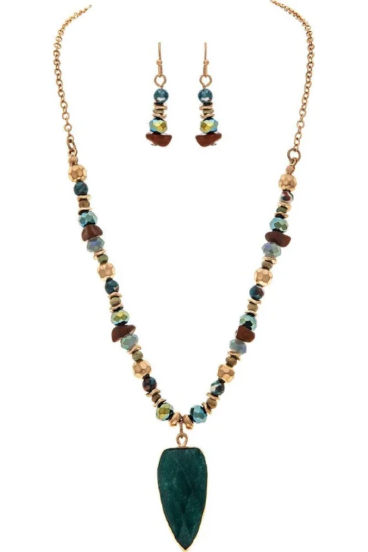 Rain Jewelry Multicolored Semi Precious Stone Necklace Set